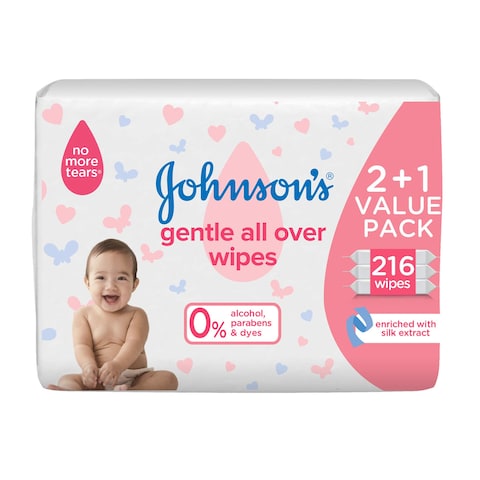 Johnson&#39;s Baby Wipes Gao 216&#39;s